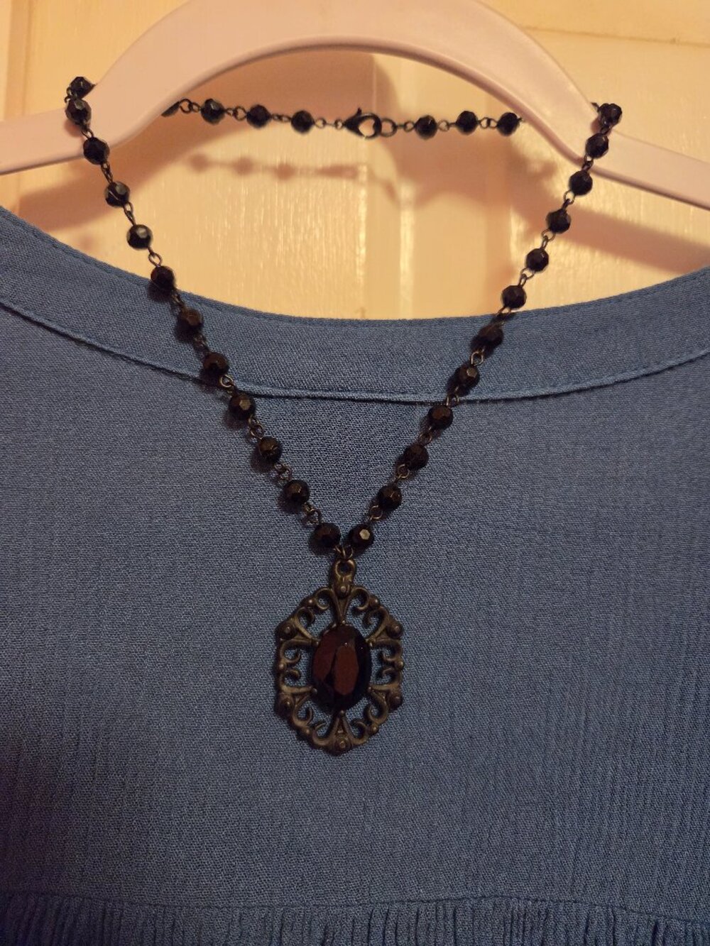Vintage Inspired Victorian Revival Necklace.